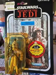 Vtg Logray Ewok Star Wars ROTJ 1984 Kenner Figure Sealed On Card 79