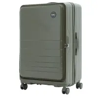 在飛比找博客來優惠-【SWICKY】28吋前開式全對色奢華旗艦旅行箱/行李箱(橄