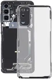 [HUANGYUNCHAO] Phone Accessories Glass Transparent Battery Back Cover for Samsung Galaxy S20 SM-G980 SM-G980F SM-G980F/DS Mobile Phone Replacement