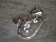 Sterling Silver Lizard Brooch