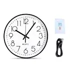1080P HD WiFi IP Home Security Nanny Camera Wall Hanging Clock Video Recorder DV