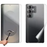 2 Set Tempered Glass Screen Protector for Samsung Galaxy S25 ULTRA Front and Back Film Guard Bulk