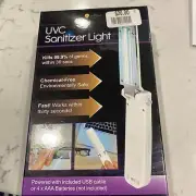 NEW IN BOX Portable UVC Light Sterilizer Chemical Free W USB Cable