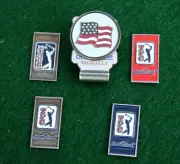 PGA TOUR TPC SOUTHWIND USA FLAG GOLF BALL MARKER HAT CLIP SET 2014 VALHALLA
