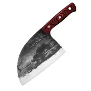 Samura MAD BULL Serbian chef s Knife with Black & Red Handle 7.0'/ 180 mm