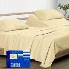 Pure Split King Size Cotton Bed Sheets Set (King Split,1000 Thread Count) San...