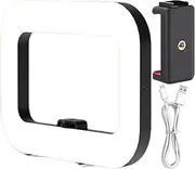 Phone Ring Light, Handheld Stabilizer Camera Fill Lamp, Portable High Brightness Led Ring Selfie Light, Adjustable Lighting for Live Streaming, Product Photography, Content Creation