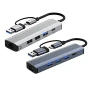 Type C To RJ45 Ethernet Converter USB3.0 USB2.0 Data Transfer Adapter for PC