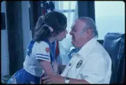 Photo:Zero Mostel, actor [[on the set of "Fore play"]] 6