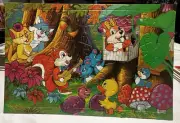 Vintage Toys 1980s Jigsaw Frame Puzzle With Drawing Board Singing Squirrels (NEW