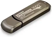 Kanguru Defender 3000 – 32 GB Flash Drive Encriptado por Hardware - Certificado FIPS 140-2 Nivel 3 - SuperSpeed USB 3.0 – Resistente al agua