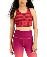 MSRP $35 Id Ideology Womens Tie-Dyed Reversible Sports Bra Rosetta Size Medium