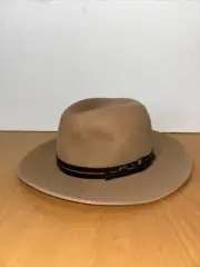 Bailey Of Hollywood Men's 100% Wool Hat Fedora Stedman Camel Brown Small 37180BH