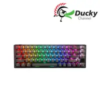 在飛比找PChome24h購物優惠-Ducky One3 Aura black65% RGB 極