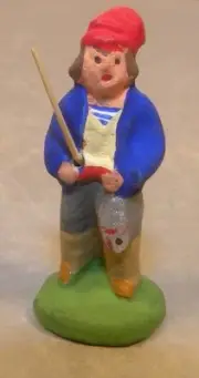 NEW The Angler, Carbonel Chip for Santons Marcel Carbonel Chip