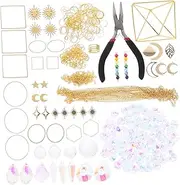 1 Set DIY Suncatcher Kit for Adults Handmade Wind Chime Supplies for Home and Garden Decor Creative Crafting Experience Capture Sunlight with Stunning Visual Effects