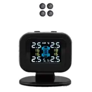 TPMS Tire Pressure Monitor Wireless External Sensor LCD Display Security Alarm (for: Honda Civic)