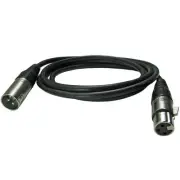 PREMIUM shielded 3 pin XLR MALE TO FEMALE audio extension powered speaker CABLE