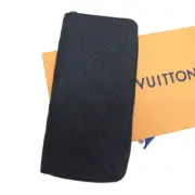 Louis Vuitton Monogram Empreinte Taurillon Vertical Long Wallet Black 20241116