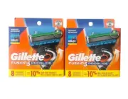 Gillette Fusion5 Proglide Refill 16 Cartridges (2x of 8 Cartridge) Free Shipping