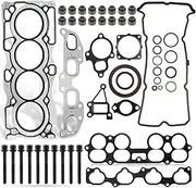 Head Gasket Set with Head Bolts HS26261PT for Altima Sentra 2.5L QR25DE 2002-2006 Engine Cylinder Head Gasket Kit