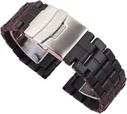 YCBFGAZATK 23MM Plastic Fiber Strap Strap Fit For Luminox Men's Military Watch 3051 3160 3080 6402 Sports Strap(Black-Steel)