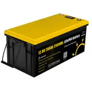 Gokwh 12V 200ah LCD Energy Storage Box 2560WhSolar Lithium Ion LiFePO4(LFP)Batteryfor RV Boat Home Energy Storage