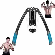 Chest Workout Equipment, Chest Trainer Press Machine for Men, Arm Twister Exerciser Strengthen Chest Expander, Shoulder Clip Muscle Adjustable 22-440lbs Hydraulic Power, Home Fitness Equipment(Blue)