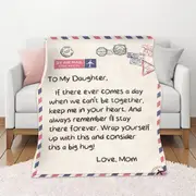 Soft Warm Lightweight Flannel Throw Blankets On Father Day For Dad Gift-Style 6