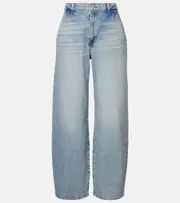 [7 For All Mankind] 7 For All Mankind Bonnie barrel-leg jeans UK 12 blue