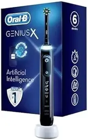 Oral-B Genius X Electric Brush Black, 1 Premium Handle with Artificial Intelligence