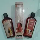 Pier 1 Reed Diffuser Oil Set Spiced Cake 8 oz,New & Sealed 2X Refill Oils