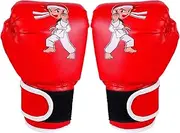 Kids Boxing Gloves - Kickboxing Training Gloves - Sparring Mitts Junior Boxers - Sparring Gloves for Kids - Toddler Boxing Gloves - Training Boxing Gloves for Punching Bag with Wrist Support