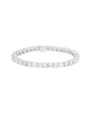 Diana M. 18K 10.00 ct. tw. Diamond Tennis Bracelet