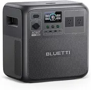 BLUETTI Pioneer MD (AC180T) Portable Power Station, 1432Wh LiFePO4 Battery Backup w/ 2 1800W (3600W Surge) AC Outlets, 0-80% in 45 Min, Hot Swappable Solar Generator for Camping, Outdoor Adventures