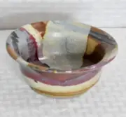 Klickitat Studio Pottery Stonewear Serving Bowl Lava Pattern