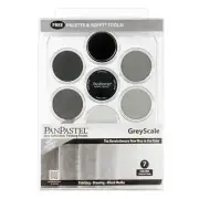 30079 Ultra Soft Artist Pastel 7 Color Greyscale Kit w/Sofft Tools & Palette ...