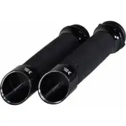 KHROME WERKS 0630-2835 500140 Edge Grips - Custom Contour - TBW - Black