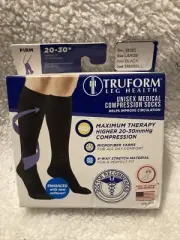 Truform Leg Health Unisex Compression Socks (20-30mmHg) FIRM Size L