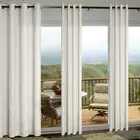 Country Curtains for Living Room 2 Panels Set Natural Rustic Decor Semi Sheer...