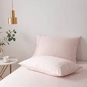 100% Organic Bamboo Pillowcase Set (Blush)