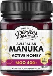 Barnes Naturals Australian Active Manuka Honey MGO 400+ 500g