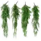 Green Artificial Plant Leaves DIY Faux Greenery Leaves Lifelike Plants Gift