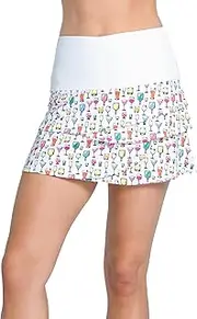 [Lucky In Love] Women's Long Pickleball Scallop Skirt
