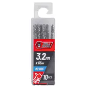Full Boar 3.2mm M2 HSS Drill Bit - 10 Piece