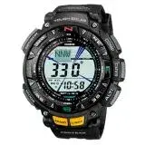 在飛比找遠傳friDay購物優惠-【CASIO 卡西歐】PROTREK登山錶 橡膠錶帶 防水1