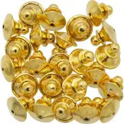 24 Deluxe Ball Top Tie Tac Locking Pin Clutch Backs