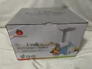 Tomato Kitchenware White Blue Dishwasher Safe Low Noise Fruit Ice Cream Maker