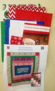 Christmas Elf Quilt Kit Finished 46" x 57" + Sleeping Bag 6" x 10"
