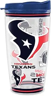 Rico Industries NFL Football Houston Texans Mayhem Double Wall 16oz Tritan Tumbler